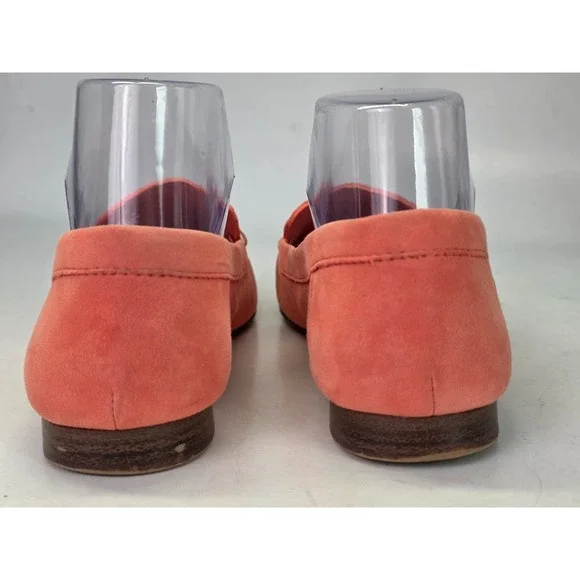 Aldo Joeya Loafers Women's Size 8 Orange Suede Slip On Pointed Toe Shoes - Picture 12 of 16